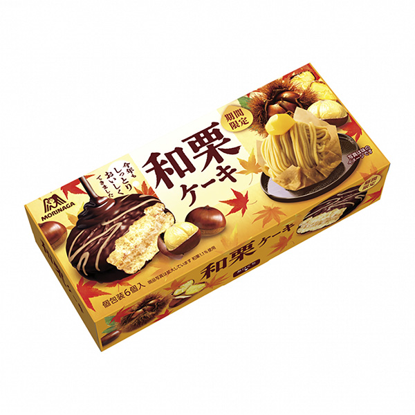 包裝設(shè)計欣賞和栗蛋糕(森永制果) (圖1)