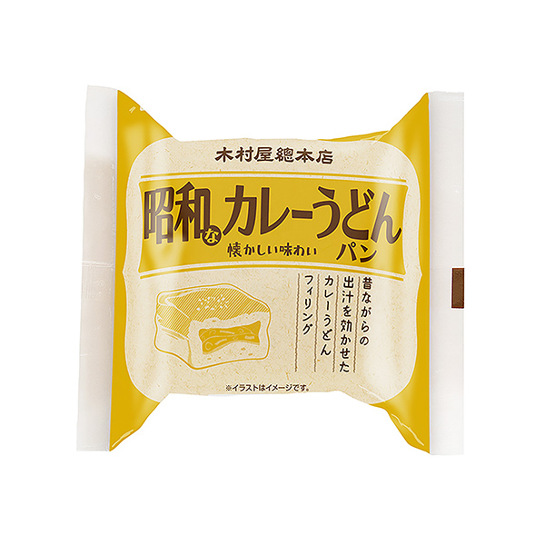 包裝設(shè)計(jì)欣賞昭和的咖喱烏冬面面包(木村屋總總店) (圖1)