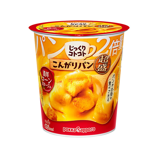 包裝設(shè)計欣賞慢慢地、咕嚕咕嚕的面包超盛＜濃厚玉米濃湯＞ ( pokasaporo食品& bavarage ) (圖1)