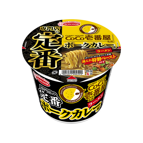 包裝設計欣賞CoCo壹號屋監(jiān)修＜專賣店的經(jīng)典豬肉咖喱味拉面＞ (王牌廚師) (圖1)